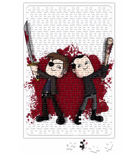 Negan And The Governor Puzzle 240 Parça Yapboz