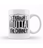 Straight Outta The Chimney Christmas Kupa Bardak Porselen