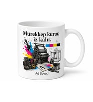 Matbaa Dergileri 3D Baskı Dijital Matbaa Mürekkep Teknolojileri Kupa Hediye Bardak