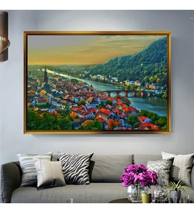 Altın Çerçeveli dekoratif tablo a1560 (Gold)