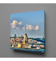 KIZ KULESİ KAYIK KANVAS TABLO 160x160cm