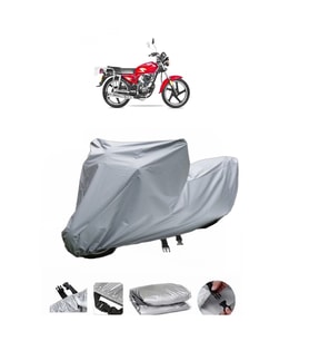 Yuki YK 100-2A Apollo  Gri Motosiklet Brandası ARKA ÇANTA UYUMLU DEĞİLDİR