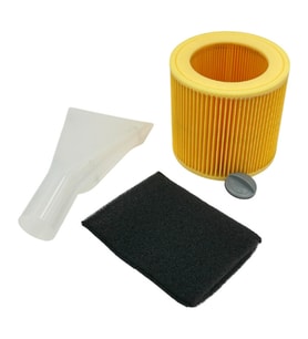 Karcher İle Uyumlu A 2064 PT Süpürge Silindirik Filtre ve Emici Seti