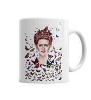 Frida Kahlo Kelebekler Kupa Bardak Porselen