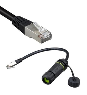 PM-24593 ERKEK - DİŞİ IP68 SU GEÇİRMEZ RJ45 KONNEKTÖR POWERMASTER