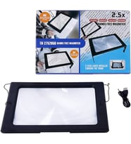 Yaşlılar Için A4 Boyutu Masa Tipi Işıklı Okuma Büyüteç Th-275205B