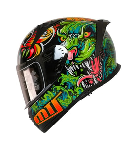 Motosiklet Kaskı Ece 22.R06 Sertifikalı Double Vizör Full Face Kask Azure