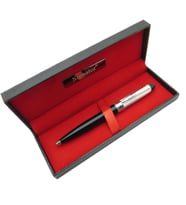 Signator® T518 Gümüşi Siyah Tükenmez Kalem  İsme Özel Kalem  Hediyelik Kalem (Karışık)