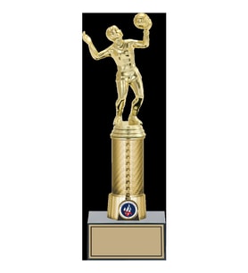 ODAK KUPA - Figürlü Kupalar - Voleybol Kadın Figürlü Kupalar FG-008 C - 30 cm