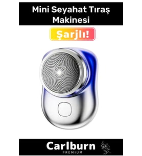 Özel Üretim Pratik Seyahat Günlük Hızlı Taşınabilir Şarjlı Yuvarlak Etkili Kablosuz Tıraş Makinesi