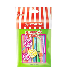 Stabilo Pen 68 Sweet Colors Mini 15 Renk