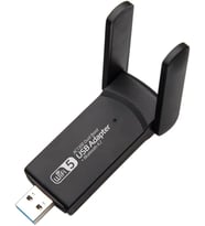 Wireless Adaptör Wifi Ağ Kartı Masaüstü Bilgisayar Pc ile Uyumlu 2,4G 5G Destekler 1300Mbps Usb 3.0 Dual Band Usb Adapter 2,4Ghz-5,82Ghz AC1300