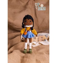 Hena Collections Çikolata (Henadoll, Amigurumi, Organik Oyuncak)