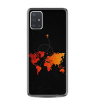 Samsung a71 A72 A73 A7 A9 2018 C7 C9 Kılıf Desenli Silikon İz Bırakan Uçak 1778