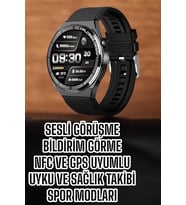 Akıllı Saat Bluetooth Bağlantılı Amoled Ekran Uyku Ve Sağlık Takibi