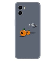 Vivo Y15S Y32 Y33S Y51 Y53S Kılıf Desemli Silikon Orange Escape 1374