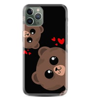 Apple iPhone 11 12 13 14 Pro Max Kılıf Desemli Silikon Love Animals 1780