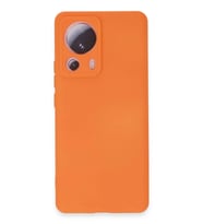 Durukar® Mi 13 Lite Kılıf Nano içi Kadife Silikon - Turuncu