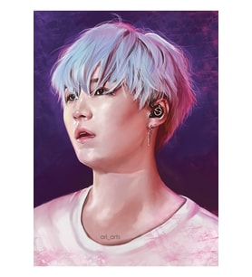 Bts Temalı 16 Numaralı Tablo Ahşap Poster Dekoratif Kod6107