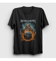 Presmono Unisex Siyah World Megadeth T-Shirt 66243tt