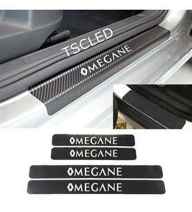 Megane Karbon Kapı Eşiği Kaplama Sticker (4 Adet) zz197