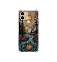 PrintiFy Xiaomi Redmi A2plus ile Uyumlu Simya Serisi Girdaplar Tasarımlı Uv Baskılı Köşe Korumalı Antişok Kılıf