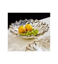 KRİSTAL DESENLİ CAM SUNUM VE DEKORATİF TABAK & MEYVELİK & SERVİS SUNUM KASESİ BAL