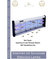 #SinekÖldürücü UV Lamba Elektrikli Haşere Kovucu Güçlü Etkili Askılı Sinek Sivrisinek Öldürücü 2200V