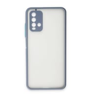 Xiaomi Redmi 9t Kılıf Montreal Silikon Kapak - Gri
