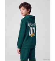 LCW Kids Yeşil Harry Potter Baskılı Erkek Çocuk Sweatshirt