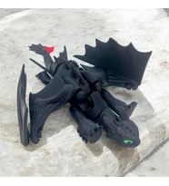 Toothless Hareketli Eklemli Figür