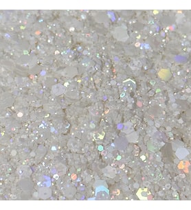 Glitter Sim Hologramlı Beyaz Glitter 100 GR