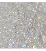 Glitter Sim Hologramlı Beyaz Glitter 100 GR