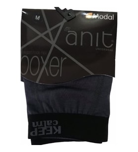 Anıt 1266 Modal Erkek Boxer Siyah Beden M