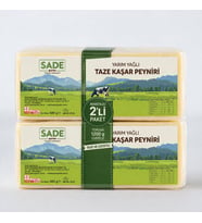 Sade Gurme Kaşar Peynir 2x600 g. - 2'li Paket