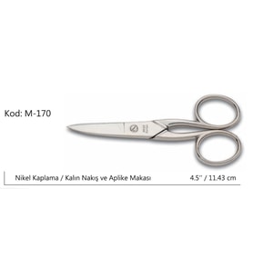 Rose Europe Kalın Nakış Makası Süper Kalite No:4.5 11,43 CM