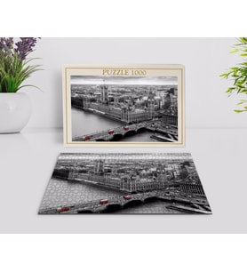 BK Home Londra Manzara 1000 Parça Profesyonel Puzzle-5