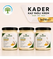 ÇareBurada - KADER Kaz Yağlı Krem 210 ml x 3
