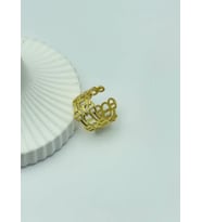 Çelik Gold Ayarlanabilir Yüzük - 25yzk153