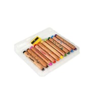 Carioca Baby "3 In 1" Jumbo Ahşap Gövdeli Boya Kalemi 10'lu (kalemtraş Hediyeli)