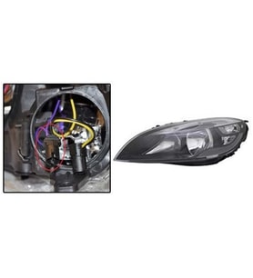VOLVO V40 ÖN FAR ELEKTRİKLİ MOTORLU SİNYALİ KABLOLU SOL 12- VOL1040041