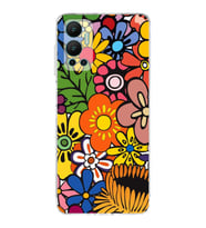 PrintiFy İnfinix Hot 12 ile Uyumlu Retro Color 2  Kamera Korumalı Şeffaf  Kılıf