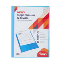 Noki Cepli Sunum Dosyası 80 Li Mavi 64180-N-130