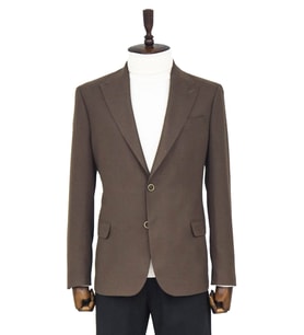 Desensiz Slim Fit Spor Kahverengi Erkek Ceket - Wessi