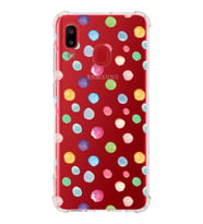 PrintiFy Samsung Galaxy A30 Uyumlu Water Color 6 Baskılı Şeffaf Köşe Korumalı Antişok Kılıf