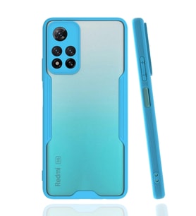 Pilelistore   Xiaomi Redmi Note 11 Pro Plus 5G Kılıf Platin Silikon - Mavi