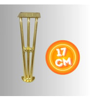 17 CM METAL BONCUKLU KOLTUK AYAĞI MOBİLYA AYAĞI ÜNİTE AYAĞI KONSOL AYAĞI PUF BERJER AYAĞI
