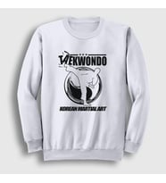 Presmono Unisex Beyaz Kick Taekwondo Ufc Mma Tekvando Sweatshirt 497992tt (Beyaz)
