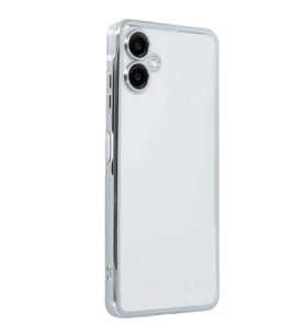 Samsung Galaxy A06 Kılıf Kamera Korumalı Lensli Silikon - Gümüş