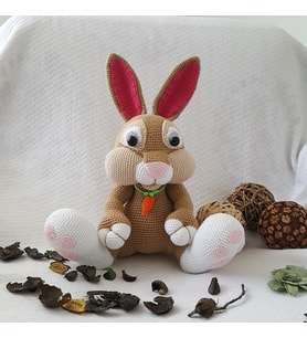 Tavşan Rabbit Amigurumi Organik Oyuncak